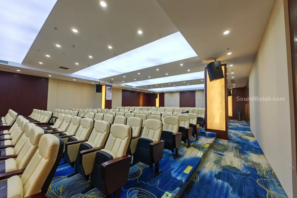 meeting room acoustic solution setup